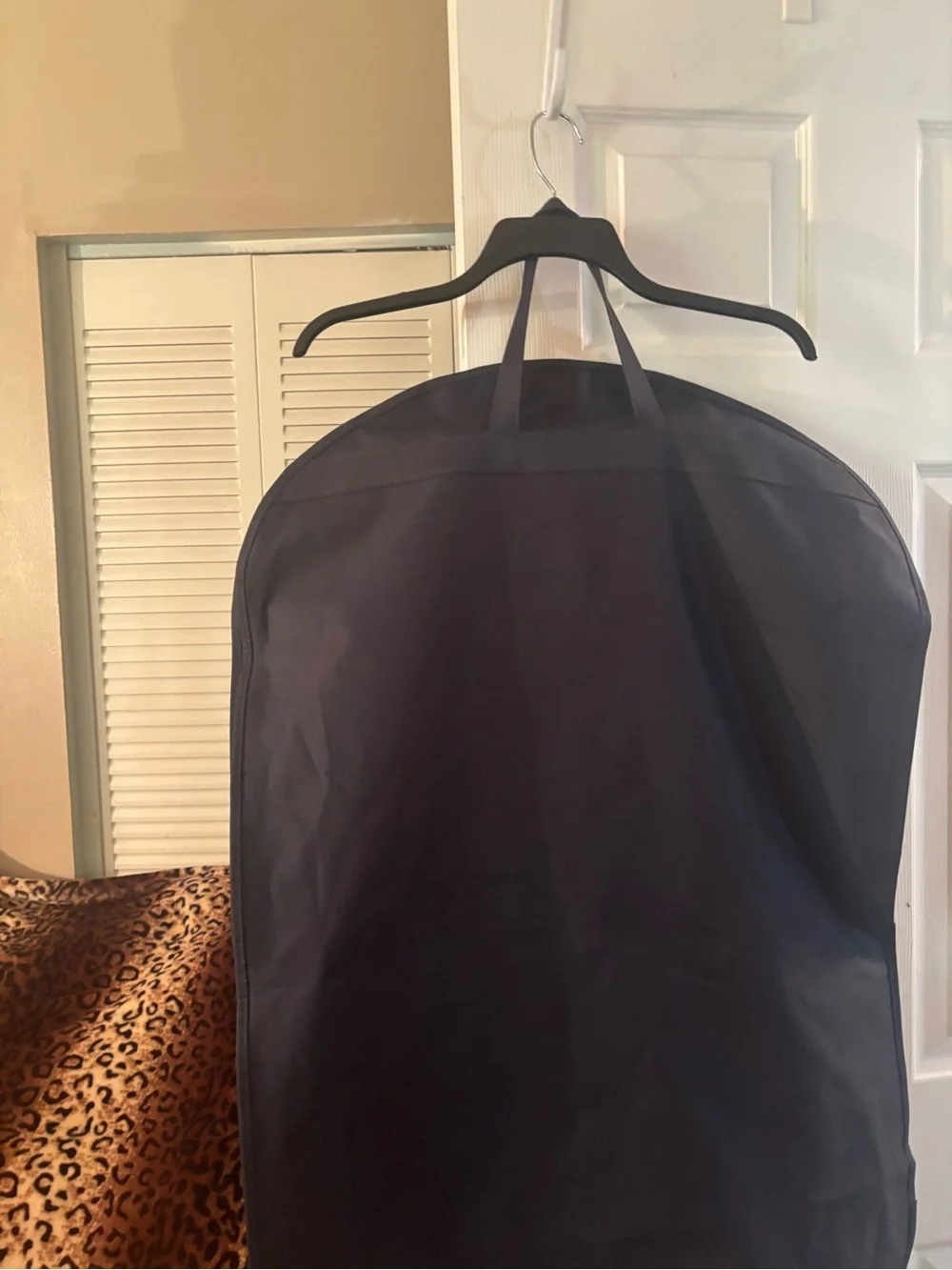 Ralph Lauren Black Travel Garment Bag with Gold Logo